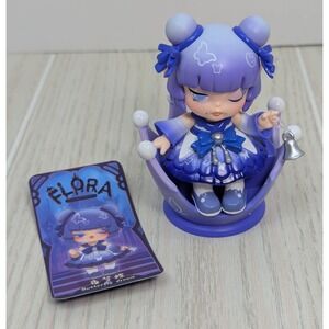 FLORA Secluded Garden Dreamland Butterfly Dream figure purple w/ card